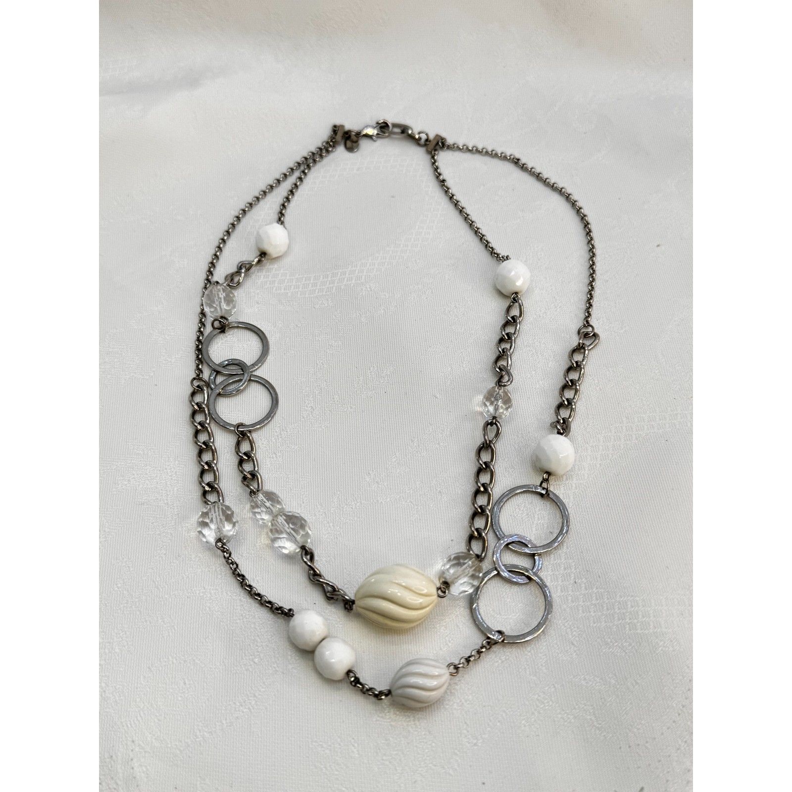 Vintage Bonnie J Multi Strand Necklace 14$